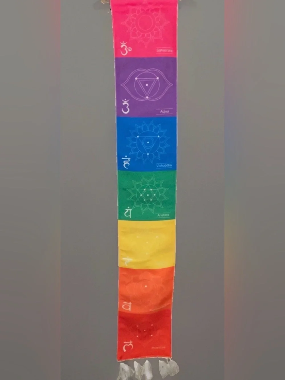 NEW 7 Chakra Wall Hanging Scroller 40